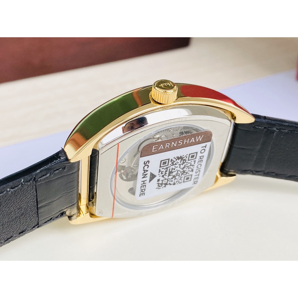 Đồng hồ nam chính hãng Thomas Earnshaw dây da mặt oval ES-8148-04