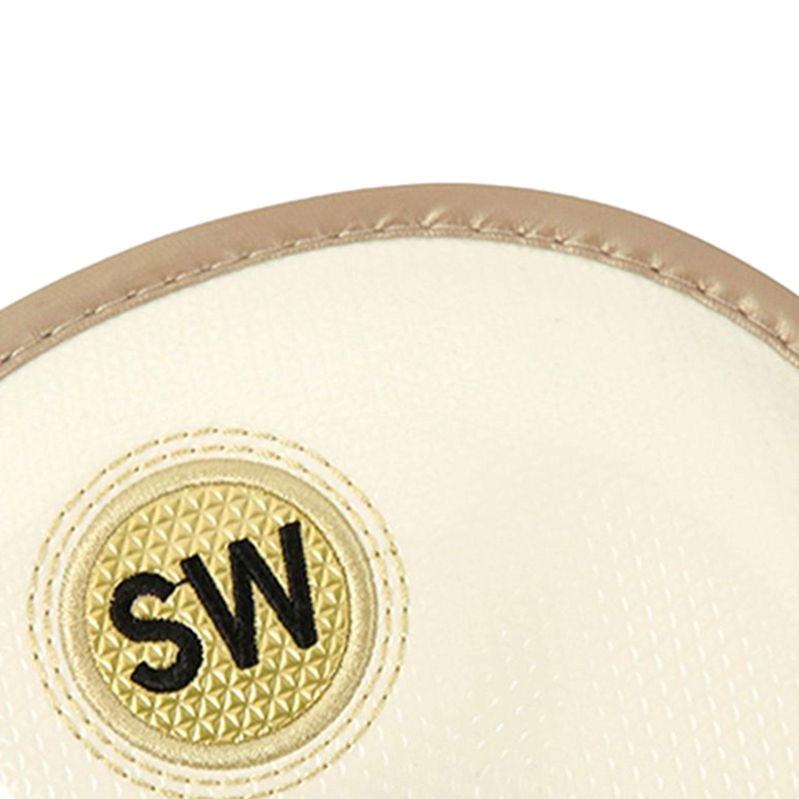 10Pcs Golf Iron Headcovers Set with Tags Scratch Resistant Golf Iron Covers Set Golf Club Head Covers Protection Wrap for Golfer Equipment