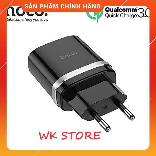 Bộ sạc nhanh HOCO C12Q 3.0 18W type C,Micro - hàng chính hãng