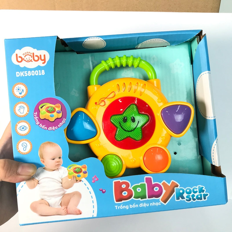 Đồ Chơi Baby Rock Star - Trống Bốn Điệu Nhạc - DK580018