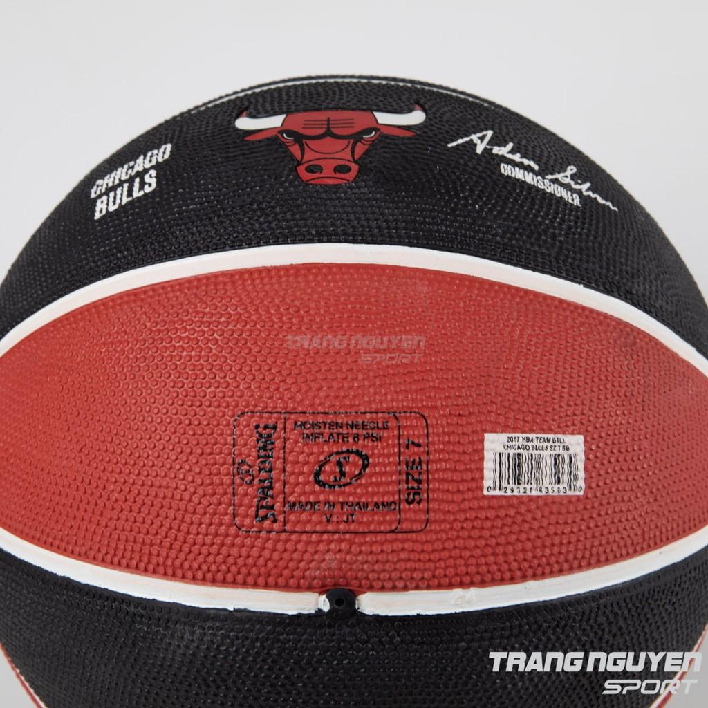 Quả Bóng rổ Spalding NBA TEAM CHICAGO BULLS | Size 7 | mã 83-503Z (OUTDOOR)