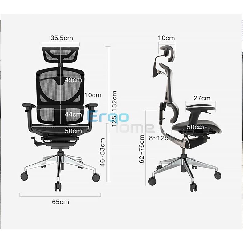 Ghế công thái học GT Chair Ergonomic Isee Xoay Văn Phòng lưới Cao Cấp thông thoáng - ERGOHOME