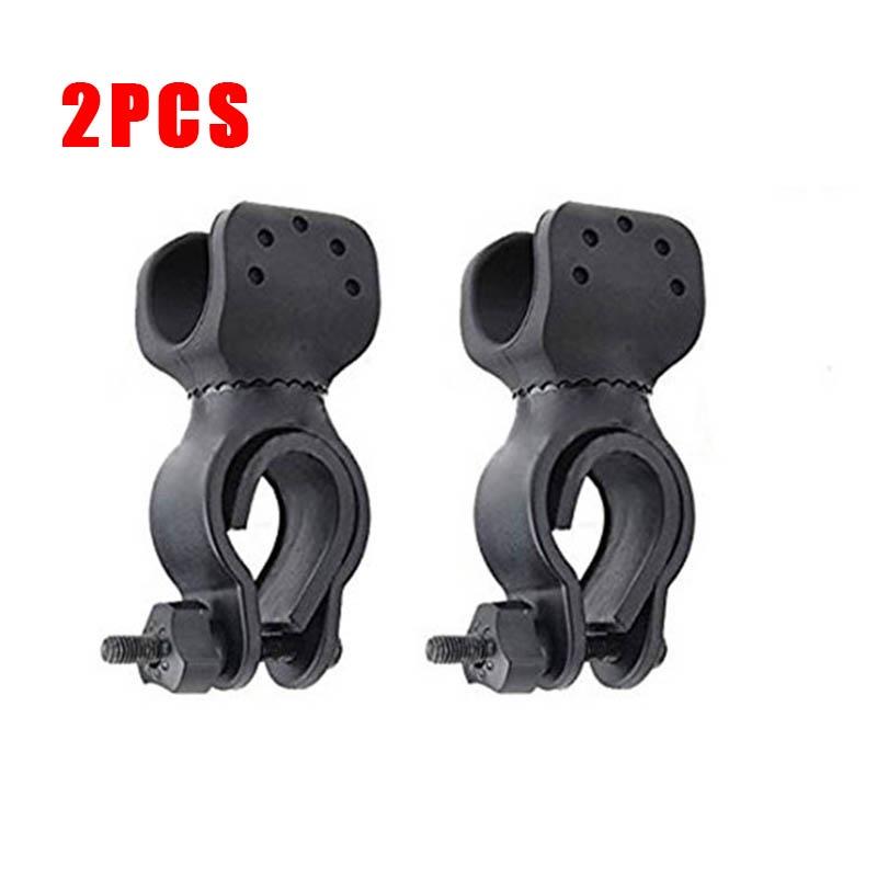 Giá Đỡ Đèn Pin Xoay 360 Độ Kèm Cao Su Chống Trượt Gắn Xe Đạp
