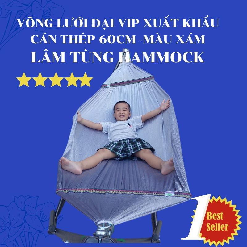 Võng lưới 2 lớp khổ siêu rộng, lưới cán thép, chất lưới võng dày cán dài 60cm