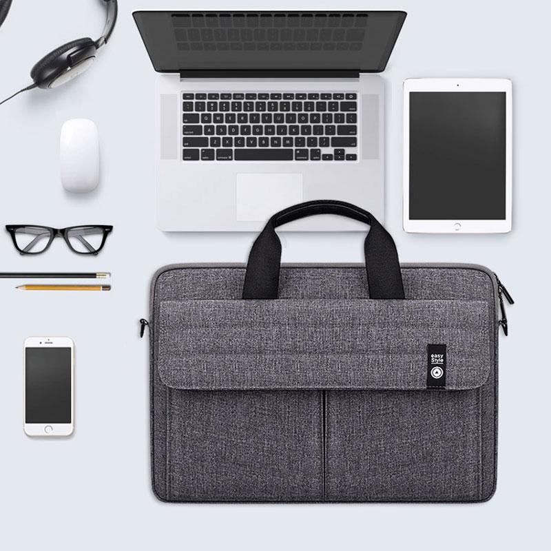 YuBeter Nam Túi Laptop 15 6 14 15.4 Inch Máy Tính Cho MacBook Air Pro 13 Ốp Lưng Nữ máy Tính Xách Tay Cặp Túi Đeo Vai