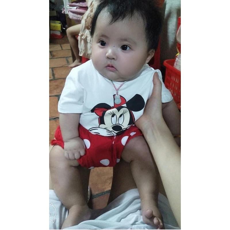 Bộ đồ Mickey bé gái dễ thương