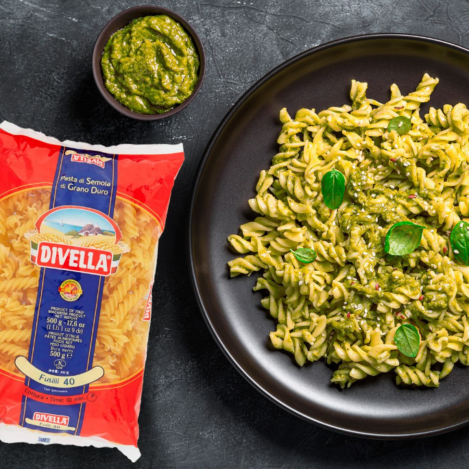 Nui Xoắn Divella Fusilli Số 40