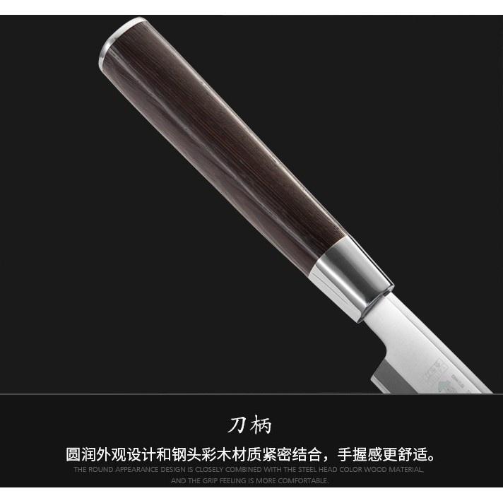 Dao thái sashimi, cắt sushi kiểu Nhật hàng nội địa Trung Quốc lưỡi dày 3.5-4mm