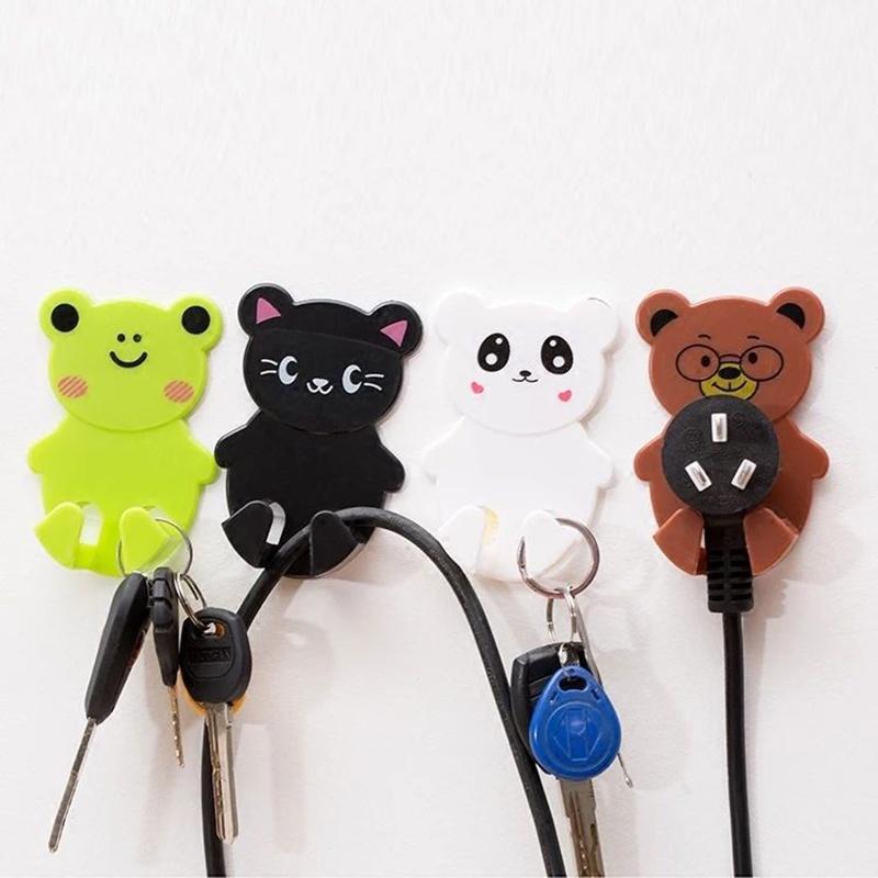 1 Móc Treo Đồ Bằng Nhựa Abs Chất Lượng Cao Hình Hoạt Hình Đáng Yêu