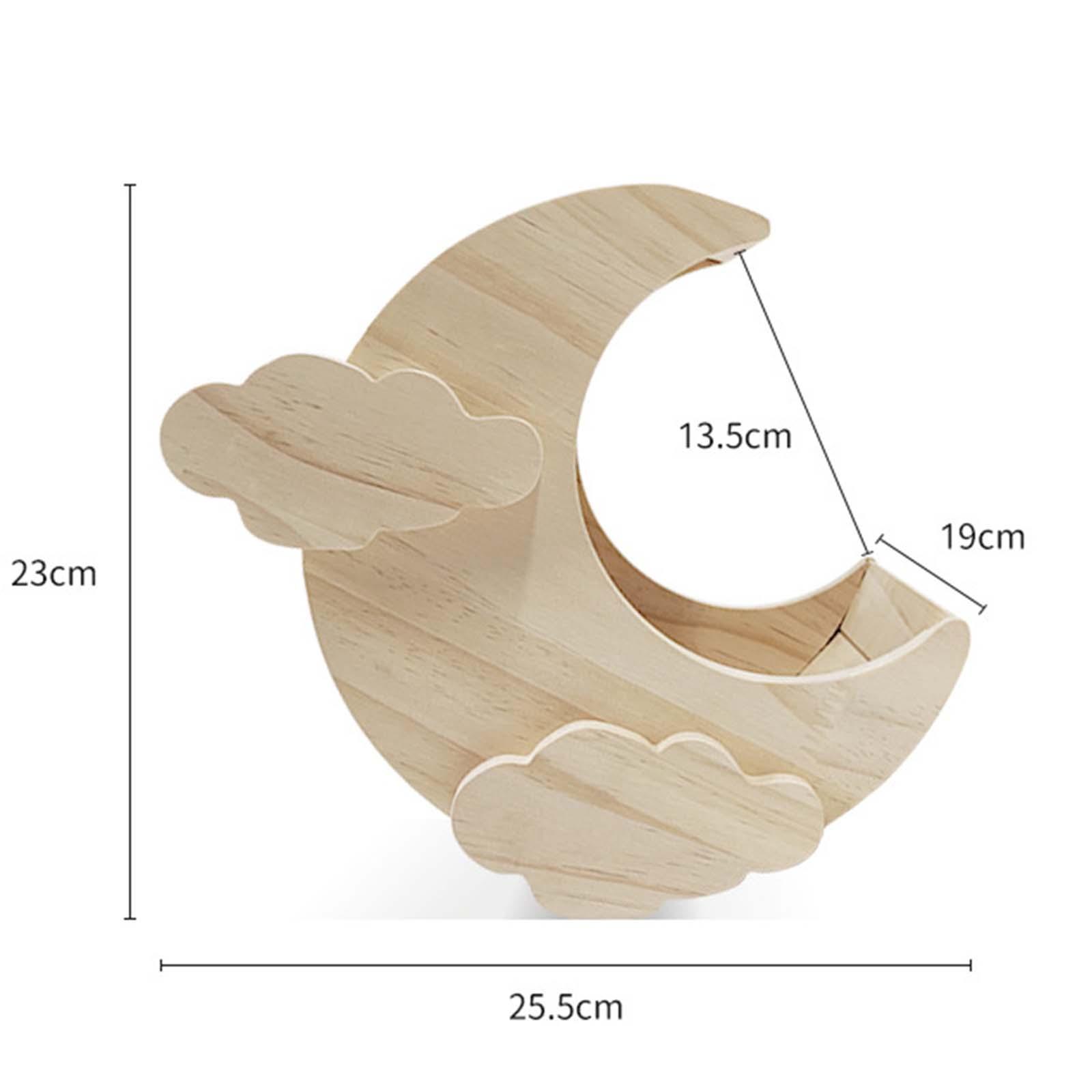 Hamster House Hut Wooden Rabbit Castle for Rat Small Animals Hamsters