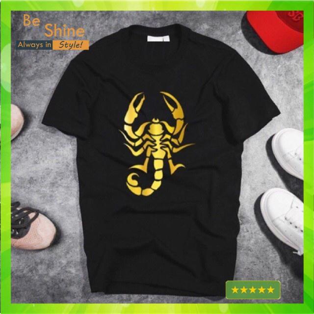 Áo Thun Unisex Form Rộng Bọ Cạp DCV In Nhũ Vàng Độc Đáo - Áo Phông Tay Lỡ Cotton Cổ Tròn - Beshine Clothing