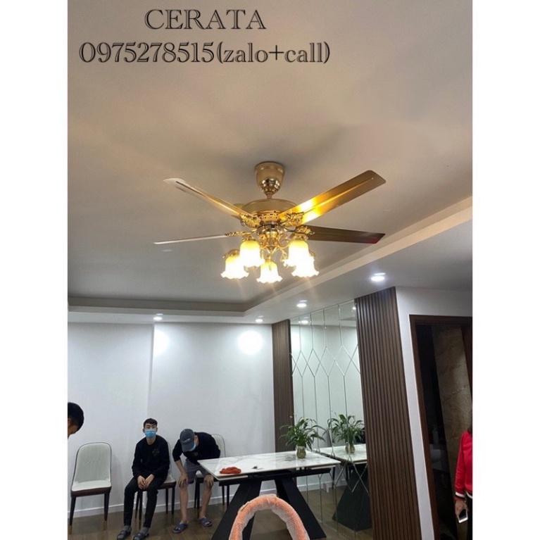 Quạt trần trên nhà 5 Cánh Có Đèn MS:103 nguyên nhân DC 6 tiêu chuẩn mức độ Gió
