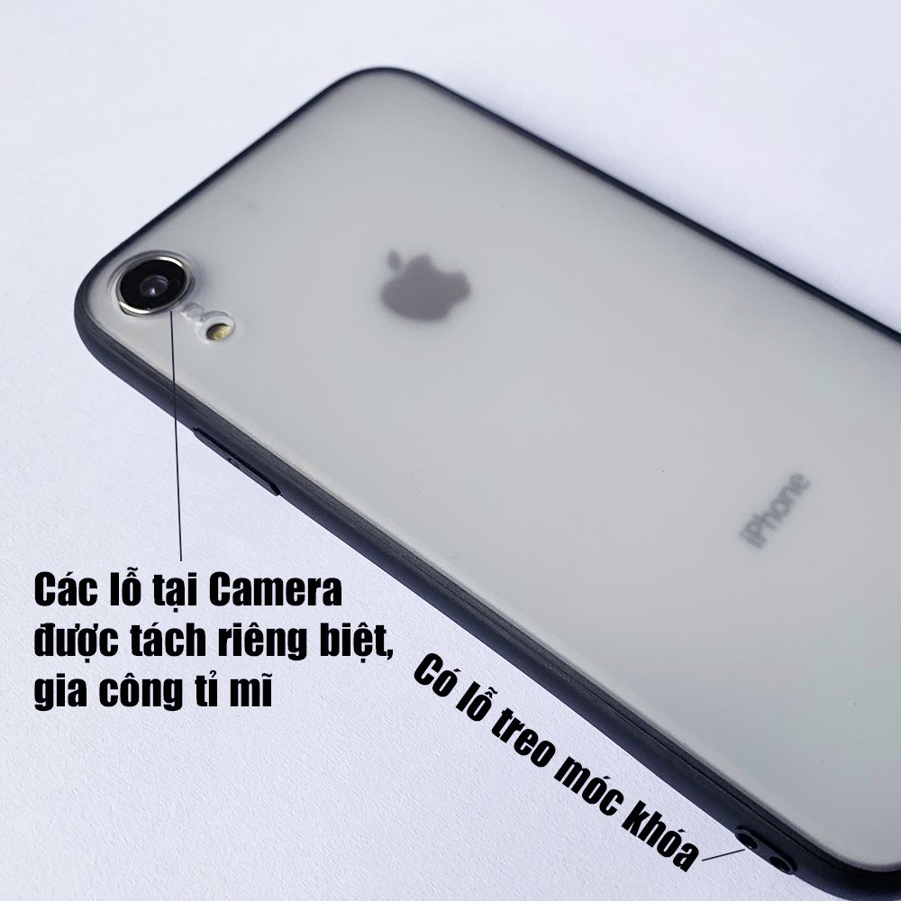 Ốp lưng viền dẻo đen cao cấp giành cho iPhone XR