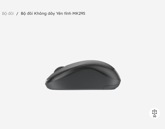 Bộ đôi bàn phím và chuột Không dây Yên tĩnh Logitech MK295 - Hàng chính hãng