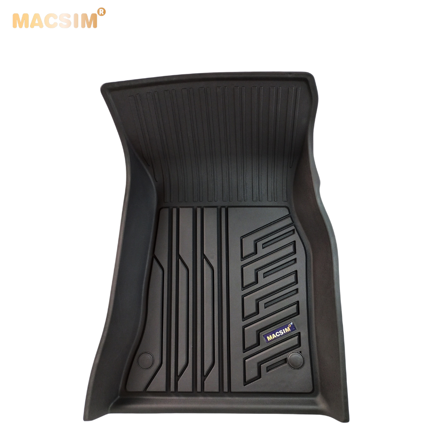 Thảm lót sàn xe ô tô BMW New 3 series 2019- nhãn hiệu Macsim chất liệu nhựa TPE đúc khuôn cao cấp