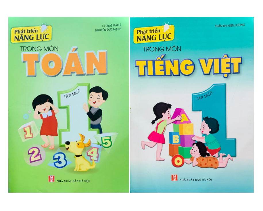 Sách - Combo phát triển năng lực trong môn Toán + Tiếng Việt 1 - tập 1