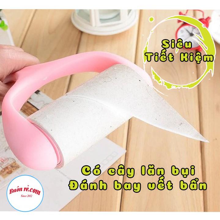 Cây lăn bụi quần áo kèm 2 lõi thay thế làm sạch nhanh gọn Buôn Rẻ 00236