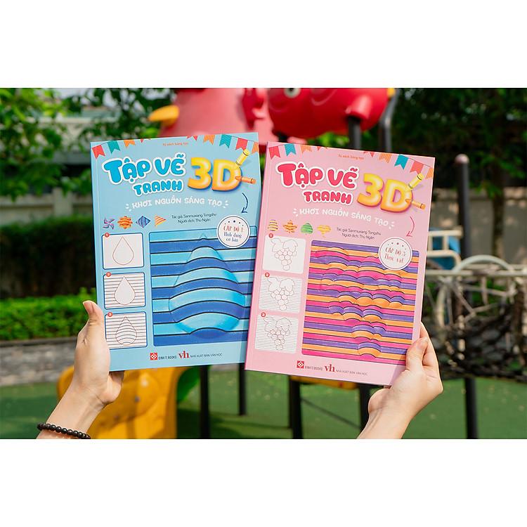 Sách Tập vẽ tranh 3D, khơi nguồn sáng tạo
