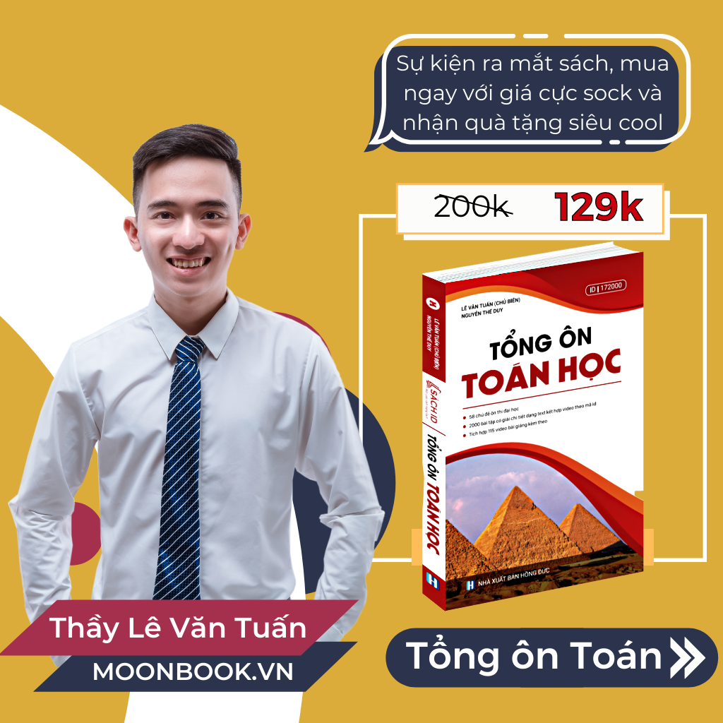 Sách Tổng Ôn Cấp Tốc Toán Học 12, Sách Ôn Thi THPT Quốc Gia Moon