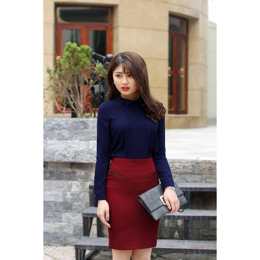 New Áo Sơ mi cổ lật tam giác
