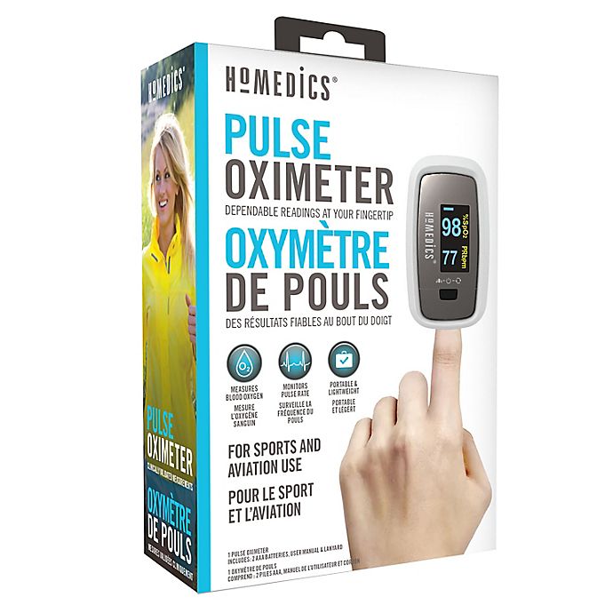 Máy đo nồng độ oxy máu và nhịp tim công nghệ Optimetrix HoMedics PX-131 (Nhập khẩu USA - FDA Hoa Kỳ)