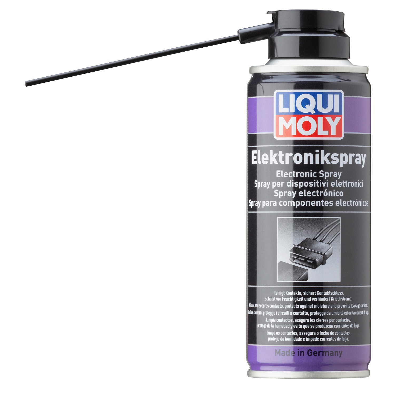 Chai xịt vệ sinh và bảo vệ mạch điện Liqui Moly 3110 - Ngăn nước, chống ăn mòn, chống rỉ sét, chống ẩm, không chứa Silicon, an toàn trên sơn, cao su