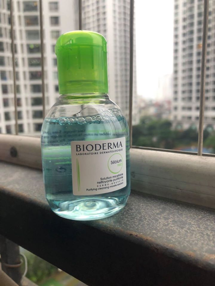 Nước Tẩy Trang Dành Cho Da Dầu, Nhờn, Mụn BIODERMA SEBIUM H2O 100ml + Tặng Kèm 1 Móc Khóa Hình Tour Eiffel Viền Đỏ