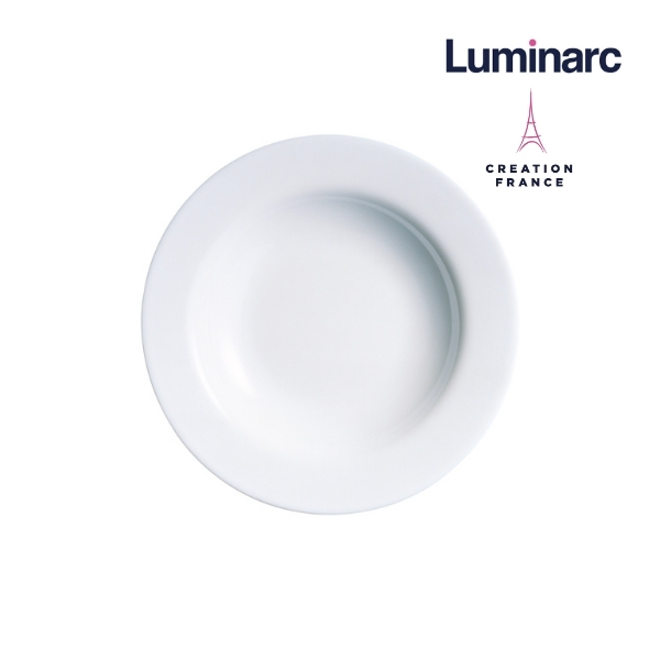 Bộ 6 Đĩa Thuỷ Tinh Luminarc Evolution Trắng 24cm - LUEV63375