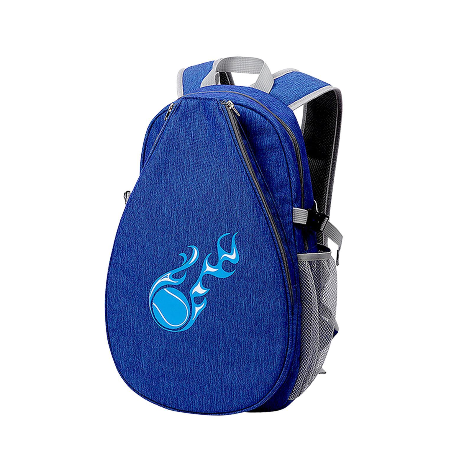 Tennis Backpack Portable Tennis Bag for Tennis Racket, Badminton Racquet Blue
