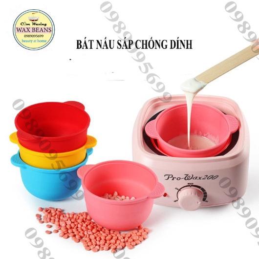 Chén nấu sáp wax lông cách thủy, lò vi sóng dễ vệ sinh thay thế lòng nồi thường