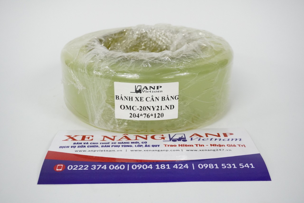 Bánh xe cân bằng PU 204×76×120 OMC