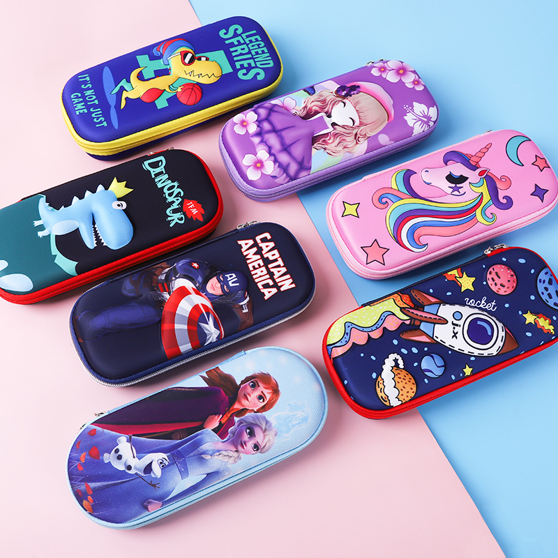 Hộp Bút Cứng 3D Hoạt Hình Dễ Thương – Nhiều Mẫu Cute, Bền Đẹp Phụ Kiện Học Tập Cho Bé Trai Bé Gái