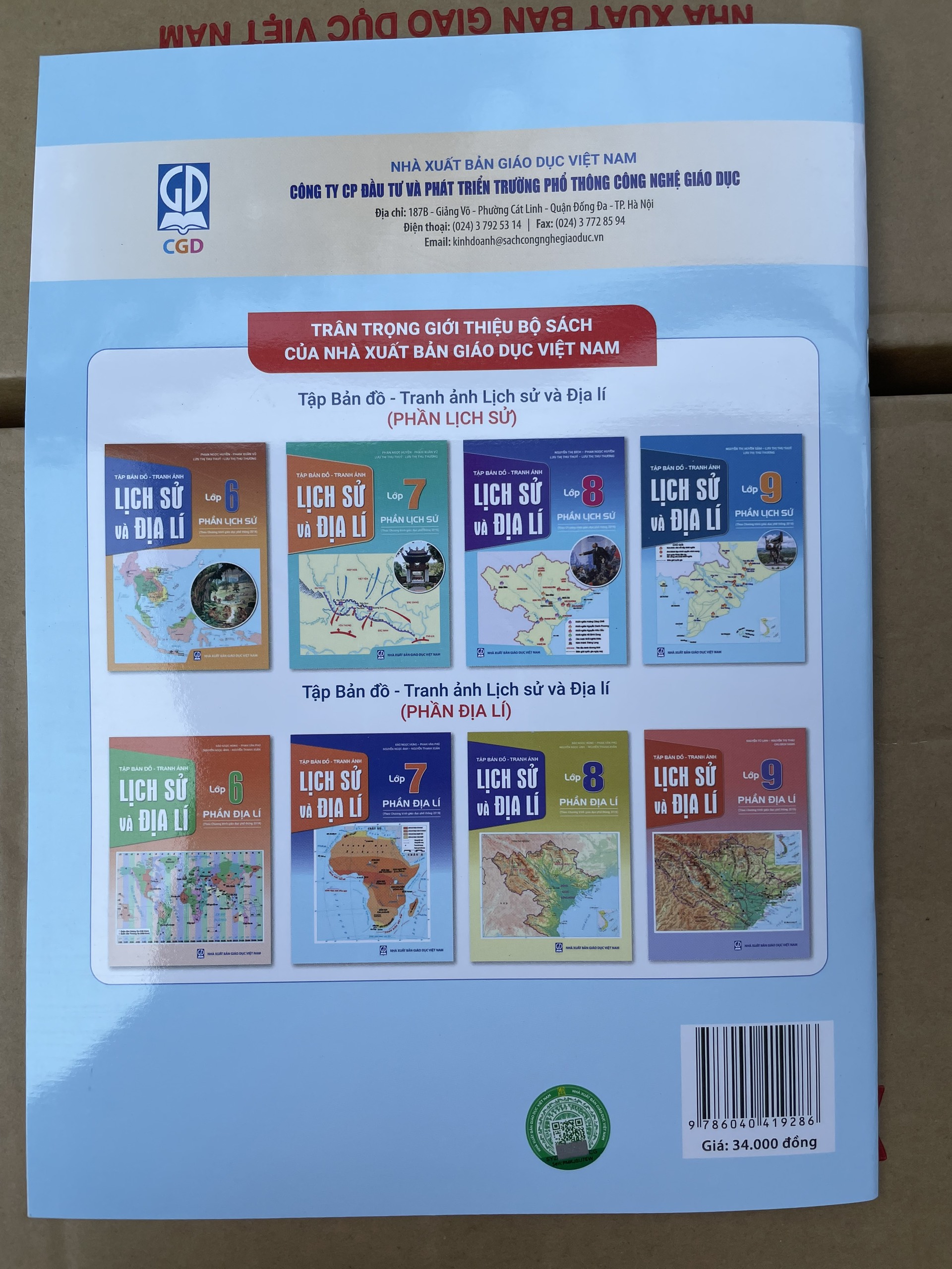 Sách - Atlat Địa Lí Việt Nam - GD