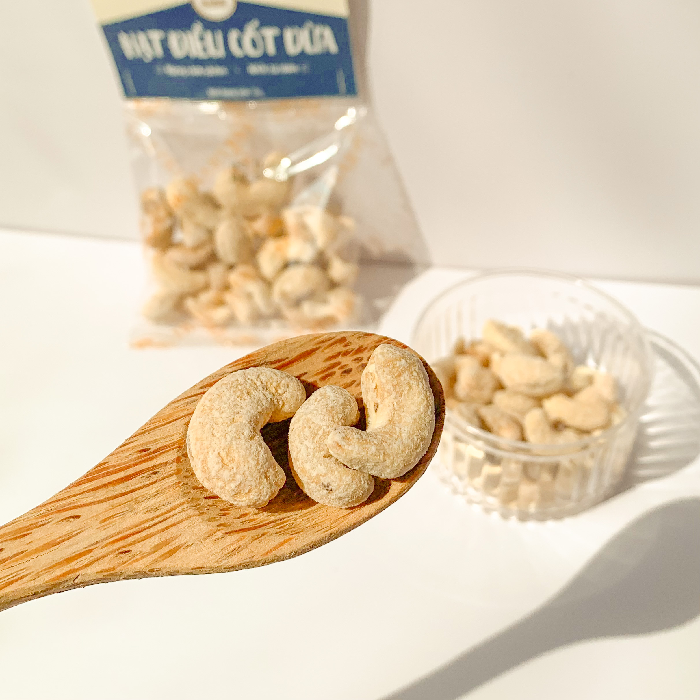 Snack hạt điều rang cốt dừa DK Harvest - không chất bảo quản, Ăn kiêng, Ăn vặt healthy, Lành mạnh, Eat clean
