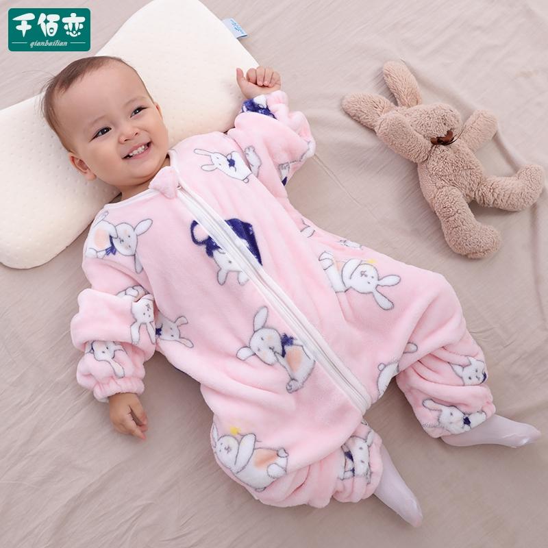 2021 Đầm Ngủ Túi Xe Đẩy Trẻ Em Bao Cho Bé Sơ Sinh Hoa Văn Hoạt Hình Trẻ Em Giường Chơi Chia Chân Mùa Đông Ấm Áp Chống Tipi sleepsacks