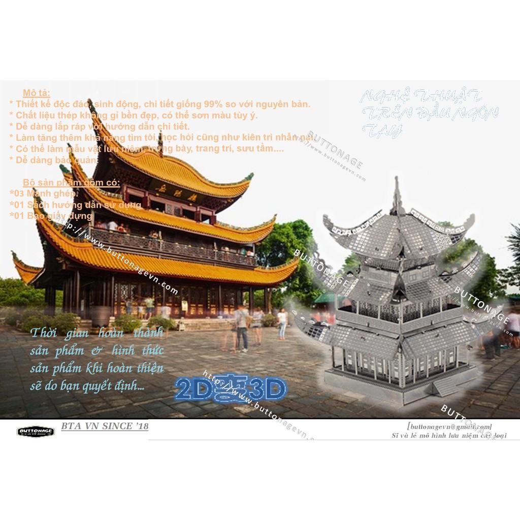 Mô Hình Lắp Ráp 3d Lầu Nhạc Dương