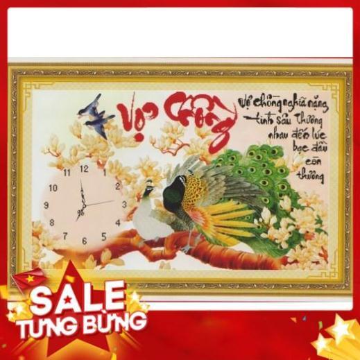 Tranh thêu chữ thập vợ chồng 56710-91x62cm