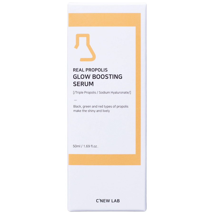 Combo Kem Và Serum Dưỡng Trắng C'NEW LAB Real Propolis Glow Boosting Giúp Da Trắng Sáng, Ngừa Nhăn Da, Mờ Thâm