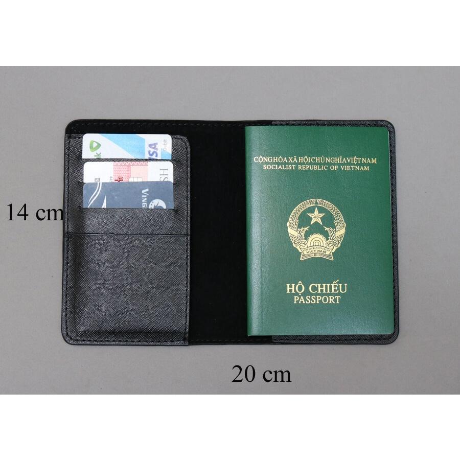 Ví Da Đựng Passport Hộ Chiếu Da Bò Thật Thương Hiệu GIPSY