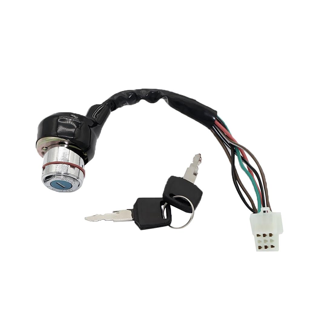 6-Wire Ignition Key Switch 150CC 200CC 250CC  Quad Dirt Bike ATV Buggy