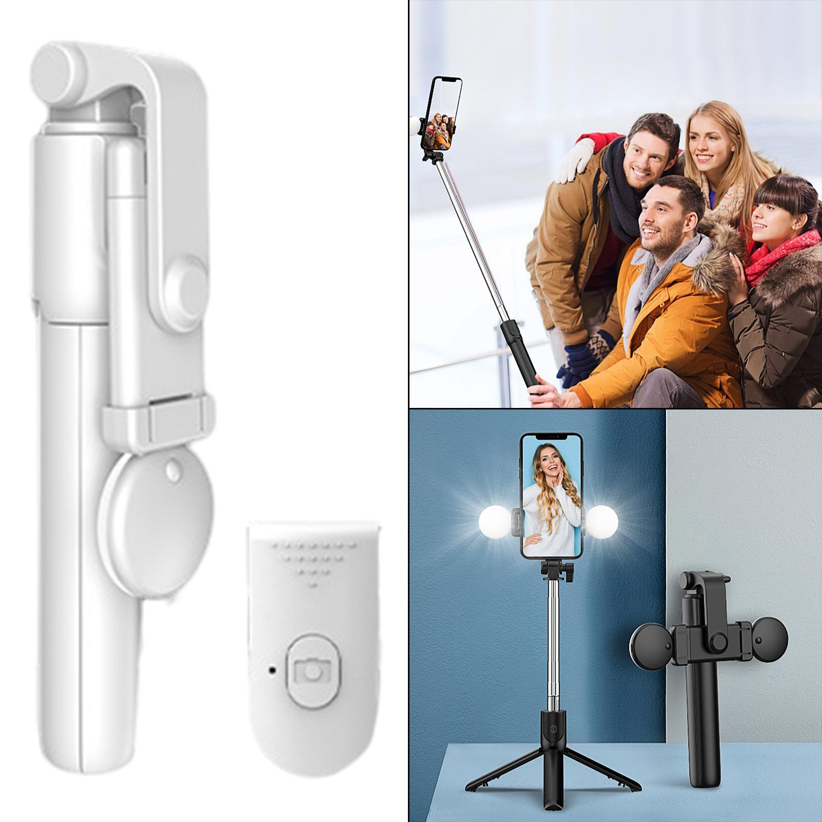 Selfie Stick with LED Rotation Lightweight Stabilizer