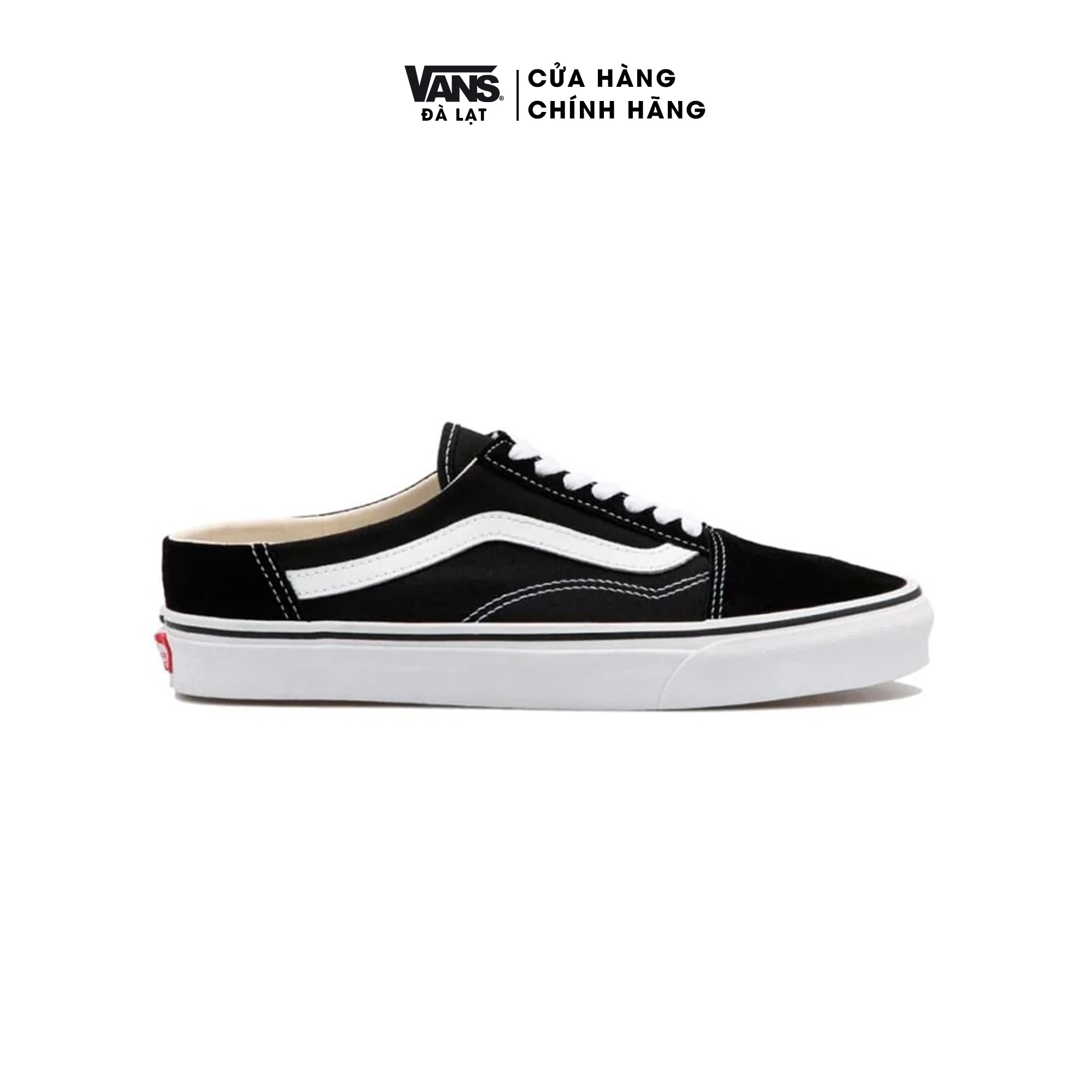 Giày thể thao Vans Old Skool Mule Black/White - VN0A3MUS6BT