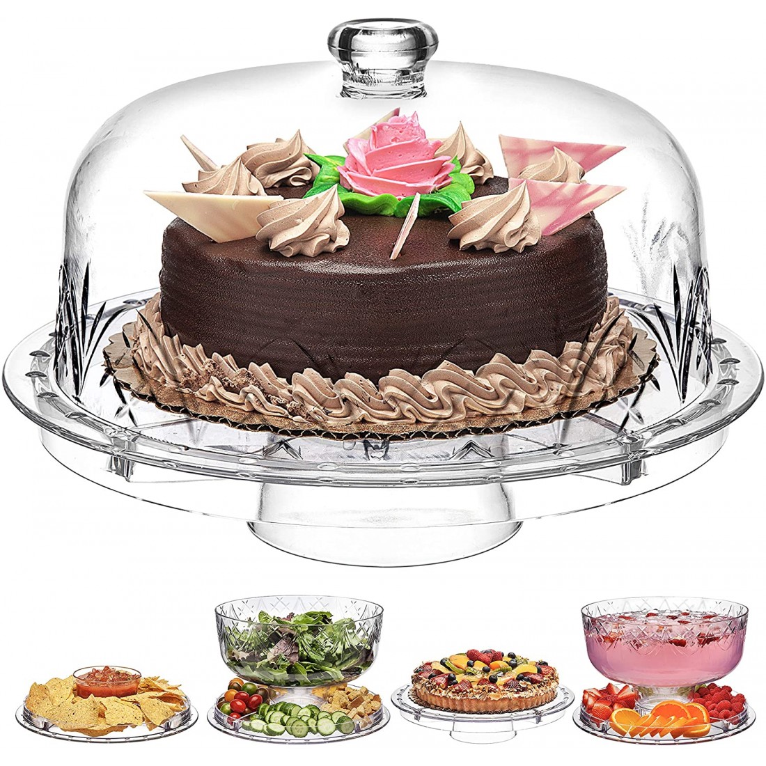 ĐẾ ĐỰNG BÁNH PHA LÊ GODINGER 6 TRONG 1, CÓ NẮP VÒM Hàng chính hãng