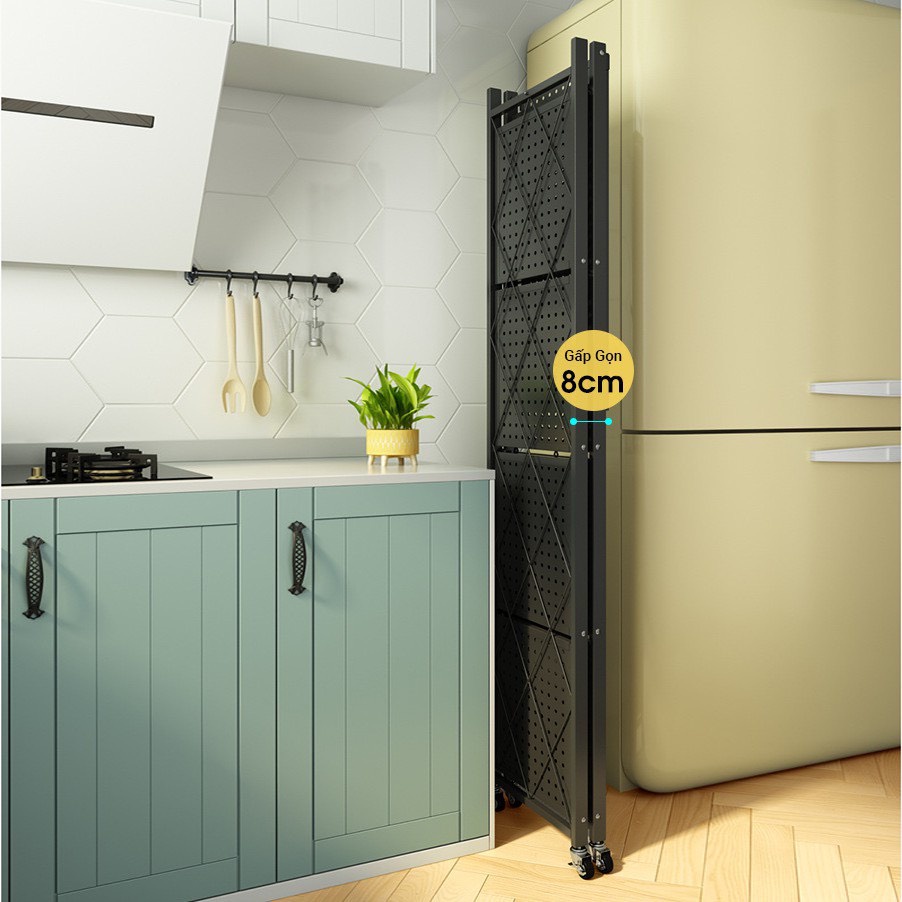 Kệ Bếp Gấp Gọn Đa Năng - Kệ Gấp Gọn Đa Năng 4 Tâng tiện tích trong nhà