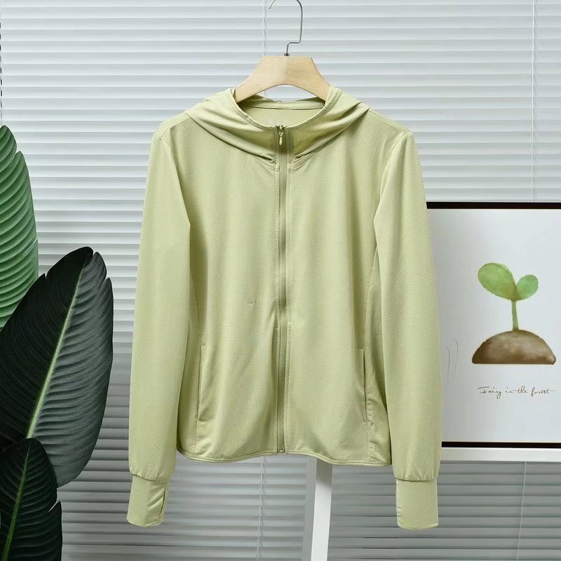 Áo khoác chống nắng mùa hè bằng lụa băng ngoài trời nhẹ và mỏng chống tia cực tím UPF50