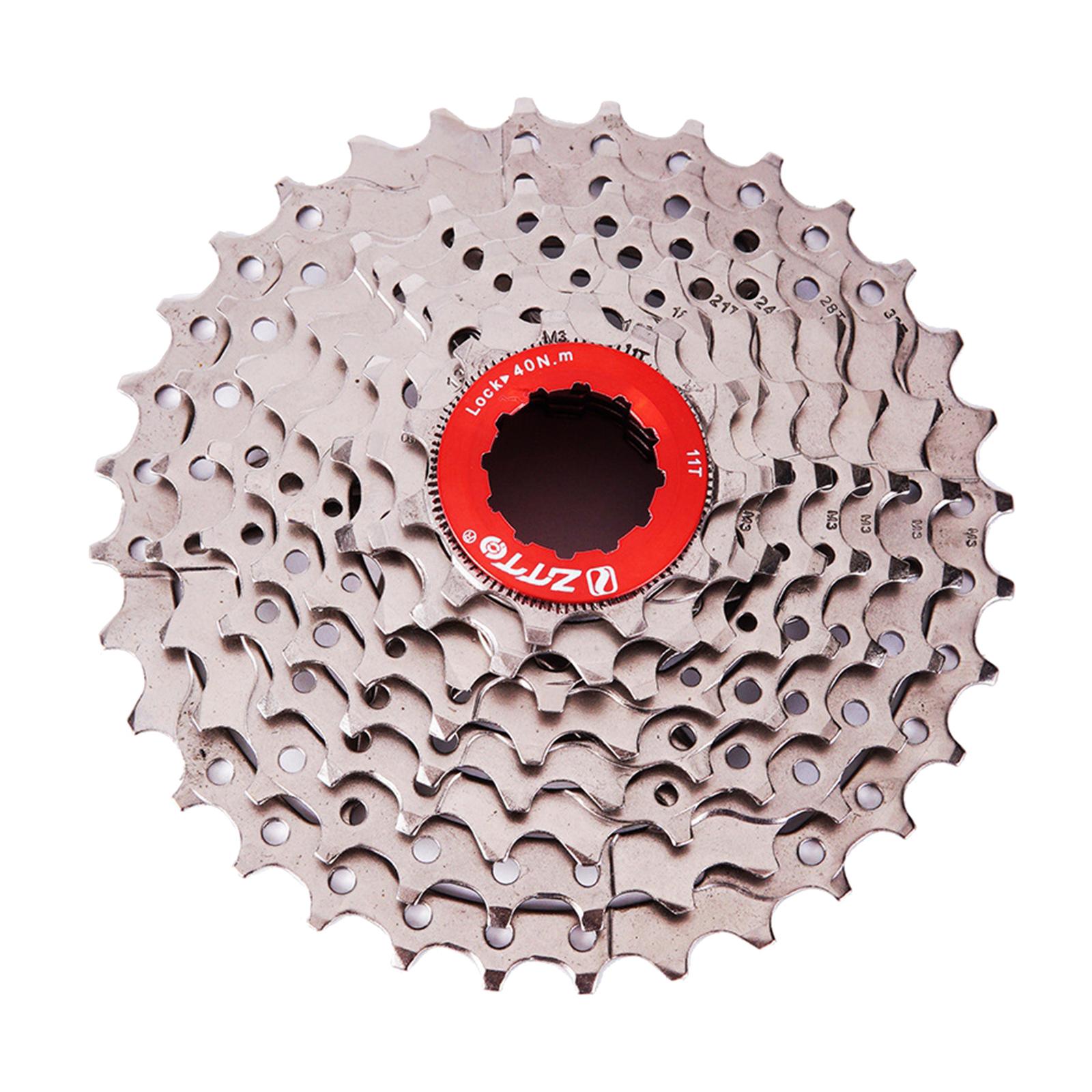 Premium Bike Freewheel 8 9 10 Speed Screw on Flywheel 11-32T/40T/42T Sprocket Repair Component for Mountain Road Bicycle Cycling