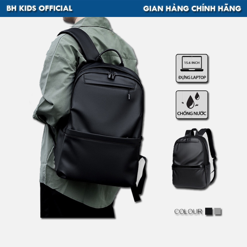 Balo laptop nam nữ cao cấp BH Kids , Vải oxford chống nước, chống sốc, siêu nhẹ - CH109