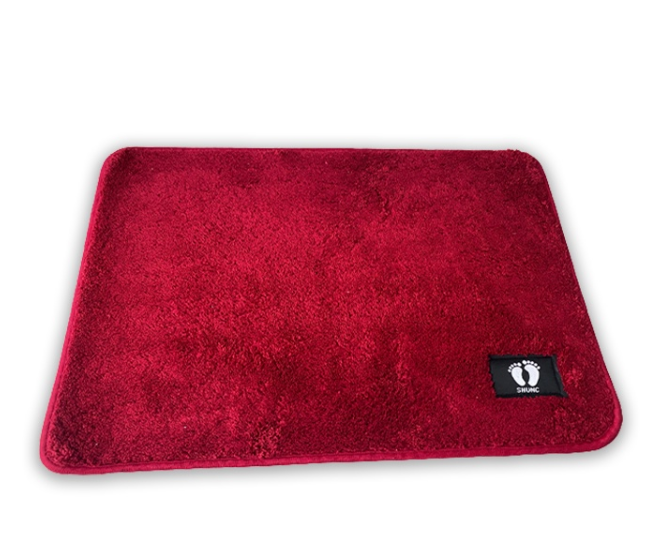Thảm lau chân len mịn hình bàn chân thấm hút tốt size 38*58, thảm nhà tắm, phòng khách GD701-TBanChan
