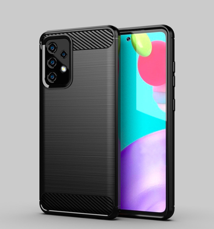 Ốp lưng chống sốc Vân Sợi Carbon cho Samsung Galaxy A52 - Hàng nhập khẩu
