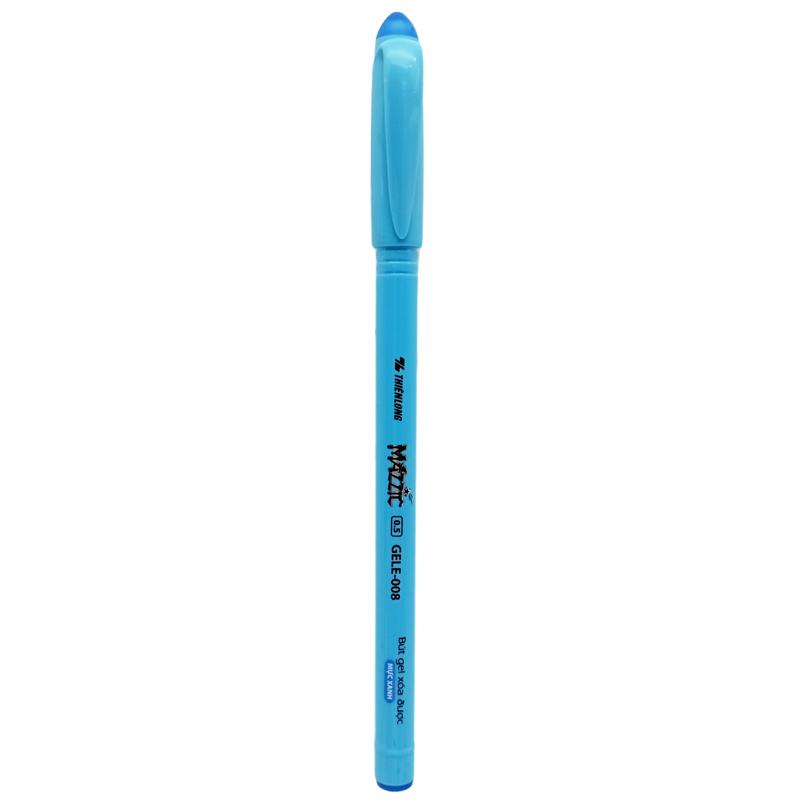 Bút Gel Xóa Được 0.5 mm - Mazzic Thiên Long GELE-008 - Mực Xanh